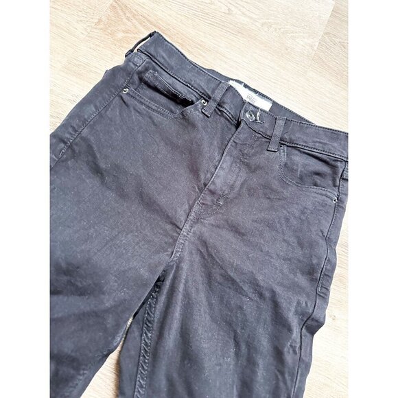 Topshop Jamie Skinny High Rise Black Denim Jeans 28 32 - Picture 5 of 13